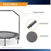 image:imageMarcy Trampoline Cardio Trainer with Handle ASG40  Black