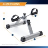 image:imageMarcy Under Desk Mini Pedal Leg and Arm Exercise Cycle with Adjustable Magnetic Resistance Leg ExercisersBlack
