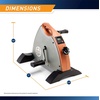 image:imageMarcy Under Desk Mini Pedal Leg and Arm Exercise Cycle with Adjustable Magnetic Resistance Leg ExercisersGrey
