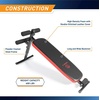 image:imageMarcy Utility Slant Board w Headrest  Folding Design with Adjustable Positions SB4606  Blackred  2900 x 1800 x 5900 inches