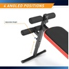 image:imageMarcy Utility Slant Board w Headrest  Folding Design with Adjustable Positions SB4606  Blackred  2900 x 1800 x 5900 inches