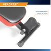 image:imageMarcy Utility Slant Board w Headrest  Folding Design with Adjustable Positions SB4606  Blackred  2900 x 1800 x 5900 inches