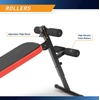 image:imageMarcy Utility Slant Board w Headrest  Folding Design with Adjustable Positions SB4606  Blackred  2900 x 1800 x 5900 inches