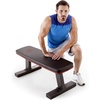 image:imageMarcy Flat Utility Weight Bench for Home Gym Weight Training and Ab ExercisesDeluxe  Red Trim