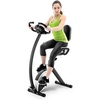 image:imageMarcy Foldable Upright Exercise Bike with Adjustable Resistance for Cardio Workout amp Strength Training  Multiple Styles AvailableRecumbent Black