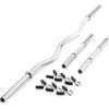 image:imageMarcy Hollow Curl Bar and Dumbbell Handle Set with Spring Collars1 inch Diameter