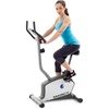 image:imageMarcy Stationary Exercise Indoor Bicycle with 8 Magnetic Resistance LevelsBlackGreySilver
