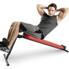 image:imageMarcy Utility Slant Board w Headrest  Folding Design with Adjustable Positions SB4606  Blackred  2900 x 1800 x 5900 inches