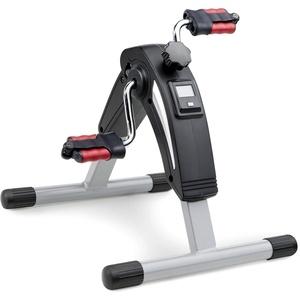 image:imageMARCYMarcy Magnetic Resistance Folding Exercise Bike with Transport Wheels  NS653BlackSilver