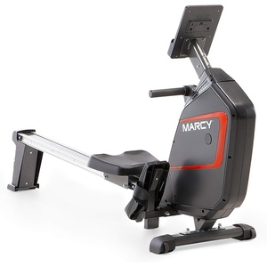image:imageMarcy Compact 8Level Adjustable Magnetic Resistance Rowing Machine with Transport WheelsFoldable  Black