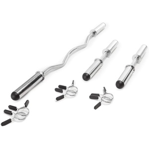 image:imageMarcy Hollow Curl Bar and Dumbbell Handle Set with Spring Collars2 inch Diameter