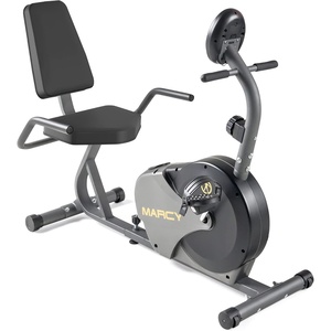 image:imageMarcy Magnetic Recumbent Bike with Adjustable Resistance and Transport Wheels NS716RBlackGrey