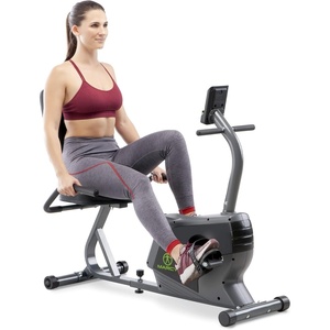 image:imageMarcy Magnetic Recumbent Exercise Bike For Home and Home Gym With Digital Monitor And Quick Adjustable Seat NS1206R