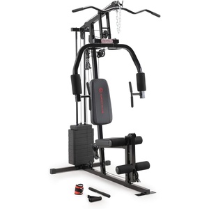 image:imageMarcy Multifunctional Workout Station 100lbs to 200lbs Stack Home Gym for Weightlifting and BodybuildingBlack  100 lbs