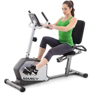 image:imageMarcy Recumbent Exercise Bike with Adjustable Seat and 8 Resistance Levels 300 Pound Capacity NS1201RGrey