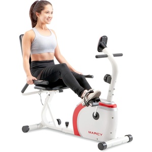 image:imageMarcy Recumbent Exercise Bike with Magnetic Resistance and Pulse Sensor NS908R White 3050 x 1150 x 2150 inches
