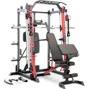 image:imageMarcy Smith Machine Cage System Home Gym Multifunction Rack Customizable Training StationRed