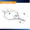 image:imageMarcy Olympic Hex Trap Bar Multiple Style AvailableChrome  one piece