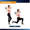 image:imageMarcy Solid Steel Olympic Weight Bar and Weight Plate Collars ChromePlated Exercise Weightlifting Bar SOC49