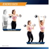 image:imageMarcy Solid Steel Olympic Weight Bar and Weight Plate Collars ChromePlated Exercise Weightlifting Bar SOC49