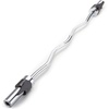 image:imageMarcy Solid Steel Olympic Weight Bar and Weight Plate Collars ChromePlated Exercise Weightlifting Bar SOC49