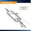 image:imageMarcy Threaded Solid Chrome Triceps Bar for Weightlifting and Bodybuilding IRBB34T