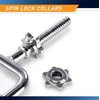 image:imageMarcy Threaded Solid Chrome Triceps Bar for Weightlifting and Bodybuilding IRBB34T