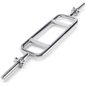 image:imageMarcy Threaded Solid Chrome Triceps Bar for Weightlifting and Bodybuilding IRBB34T