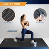 image:imageMarcy EVA Foam Interlocking Flooring Mat High Density NonSlip Tiles for Fitness Equipment Workout Cushion and Floor ProtectionBlack  05 Inch  6 Tiles 24 Sq Ft