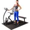 image:imageMarcy EVA Foam Interlocking Flooring Mat High Density NonSlip Tiles for Fitness Equipment Workout Cushion and Floor ProtectionBlack  075 Inch  6 Tiles 24 Sq Ft