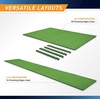 image:imageMarcy EVA Foam Interlocking Flooring Mat High Density NonSlip Tiles for Fitness Equipment Workout Cushion and Floor ProtectionGreen  05in  Turf Top 6 Tiles 24sq Ft