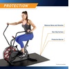 image:imageMarcy Fitness Equipment Mat and Floor Protector Compatible for Treadmills Elliptical Exercise Bikes Stationary Cycles and AccessoriesExtra Long 78