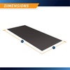 image:imageMarcy Fitness Equipment Mat and Floor Protector Compatible for Treadmills Elliptical Exercise Bikes Stationary Cycles and AccessoriesRegular 60