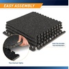 image:imageMarcy Interlocking Dual Density Rubber Top EVA Foam Home Gym Floor Mat for Exercise Equipment amp Accessories MAT40Multi Color