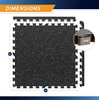 image:imageMarcy Interlocking Dual Density Rubber Top EVA Foam Home Gym Floor Mat for Exercise Equipment amp Accessories MAT40Multi Color