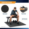 image:imageMarcy Interlocking Dual Density Rubber Top EVA Foam Home Gym Floor Mat for Exercise Equipment amp Accessories MAT40Multi Color