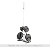 image:imageMarcy Olympic Weight Plate Tree for 2Inch Plates Weight Storage RackAFrame  Black