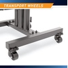 image:imageMarcy Olympic Weight Plate Tree for 2Inch Plates Weight Storage RackSquare w Wheels  Black