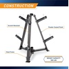 image:imageMarcy Olympic Weight Plate Tree for 2Inch Plates Weight Storage RackTriangular  Black