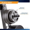 image:imageMarcy Plate Tree for Standard Size Weight PlatesStorage Rack for Exercise Weights PT36