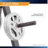 image:imageMarcy Standard Weight Plate Tree for 1Inch Plates for Home Gym 300 lb Max Capacity PT5733