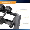 image:imageMarcy Weight Storage Organizer Racks for Dumbbells Kettlebells Weight PlatesDark Grey 3Tier DB Rack