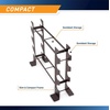 image:imageMarcy Weight Storage Organizer Racks for Dumbbells Kettlebells Weight PlatesDark Grey Compack DB Rack