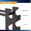 image:imageMarcy Weight Storage Organizer Racks for Dumbbells Kettlebells Weight PlatesDark Grey Compack DB Rack