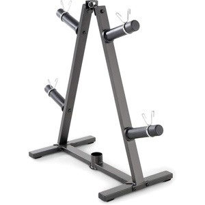 image:imageMarcy Olympic Weight Plate Tree for 2Inch Plates Weight Storage RackAFrame  Black