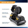 image:imageMarcy Adjustable Dumbbell System  6in1 Free Weights for Home Gym 50 lbs Single or 100 lbs Pair Options for Strength Training100lb  Set of 2
