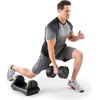 image:imageMarcy Adjustable Dumbbell System  6in1 Free Weights for Home Gym 50 lbs Single or 100 lbs Pair Options for Strength Training50lb  Single
