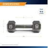 image:imageMarcy Cast Iron Hex Dumbbells Collection  Available size from 3lb to 100lb SOLD INDIVIDUALLY10lbs