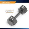 image:imageMarcy Cast Iron Hex Dumbbells Collection  Available size from 3lb to 100lb SOLD INDIVIDUALLY15lbs