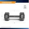 image:imageMarcy Cast Iron Hex Dumbbells Collection  Available size from 3lb to 100lb SOLD INDIVIDUALLY15lbs